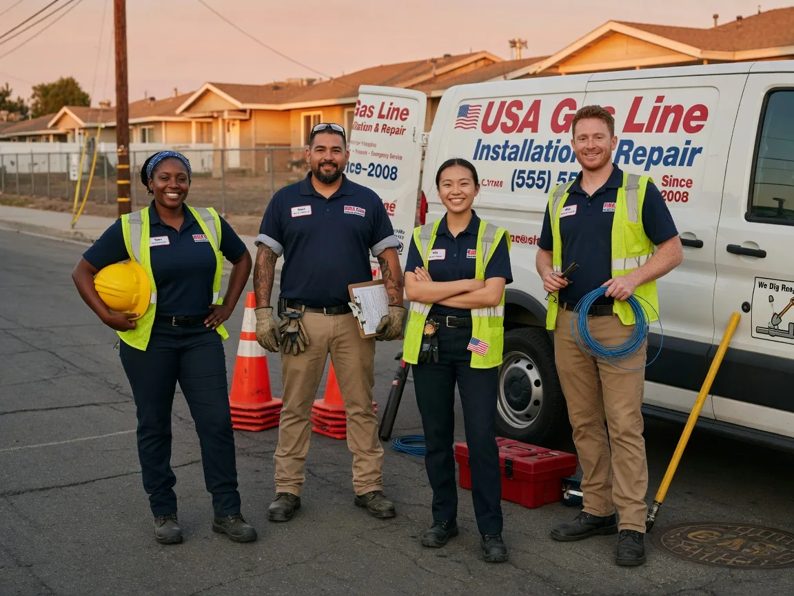Gas Line Installation company in The Rock, GA